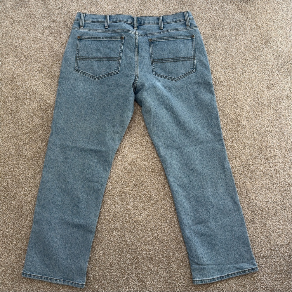 RedHead Men’s Blue Denim Jeans Size 36x30 Classic Fit Workwear Straight Leg - Picture 2 of 10